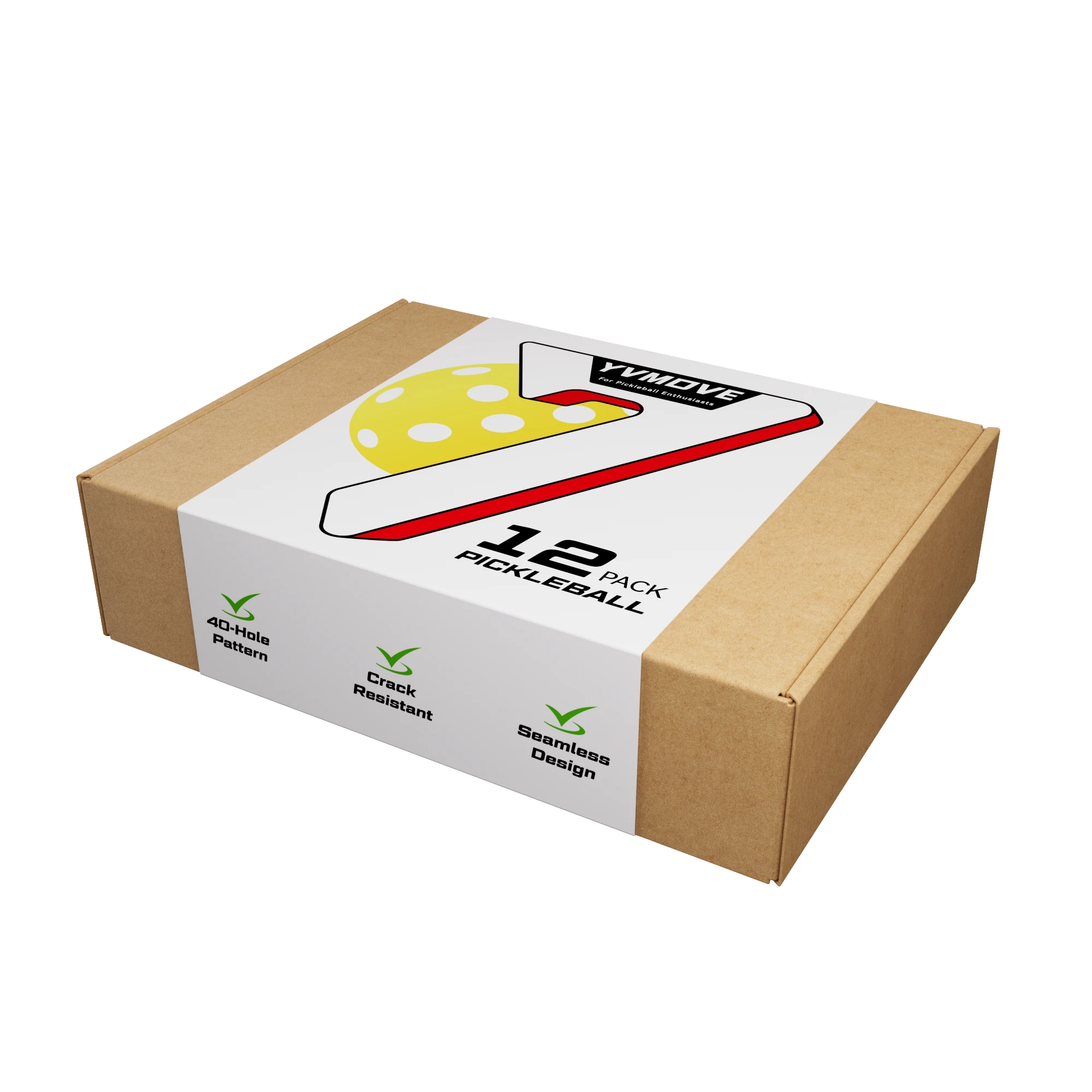 V40 Pro Outdoor Pickleballs 12 Pack