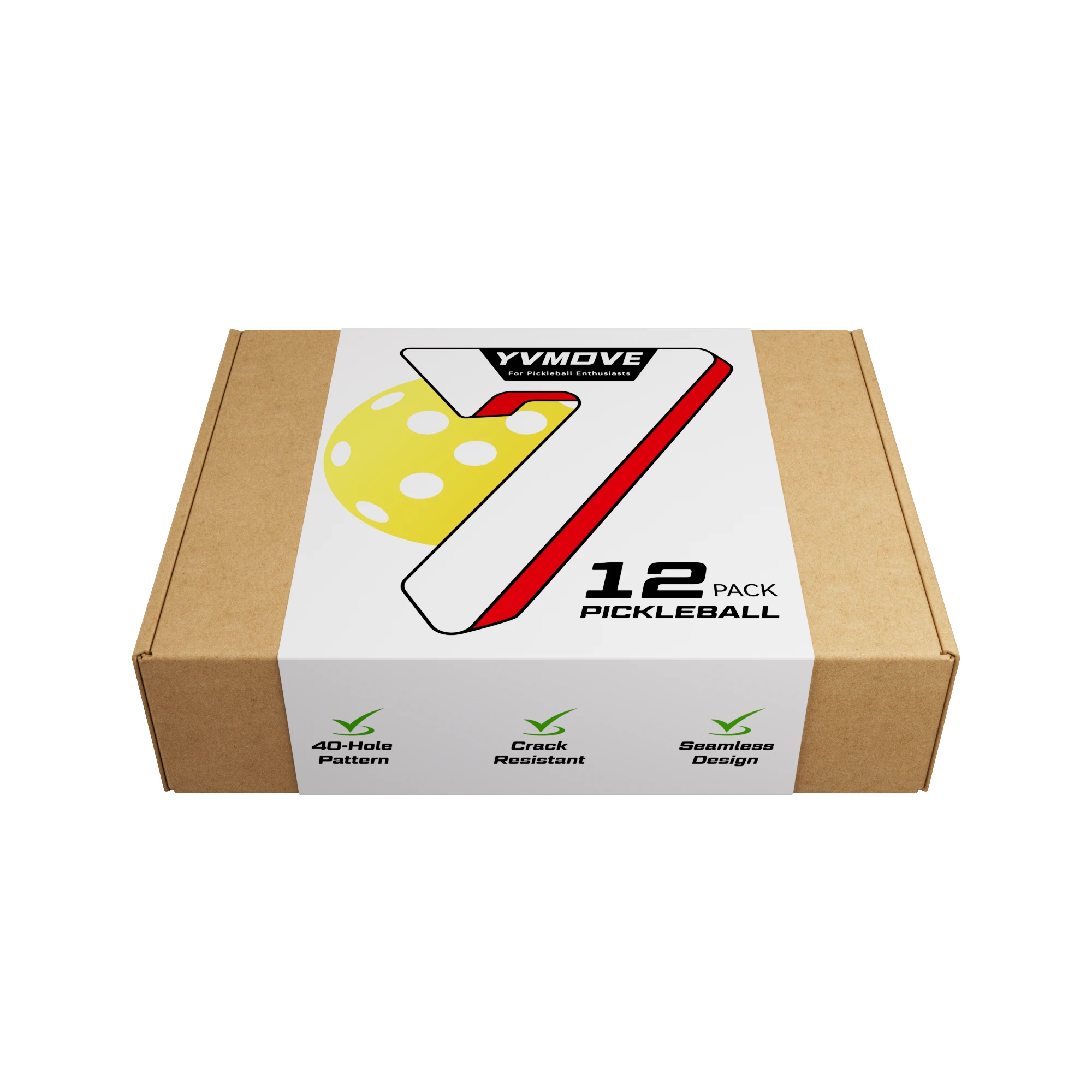 V40 Pro Outdoor Pickleballs 12 Pack