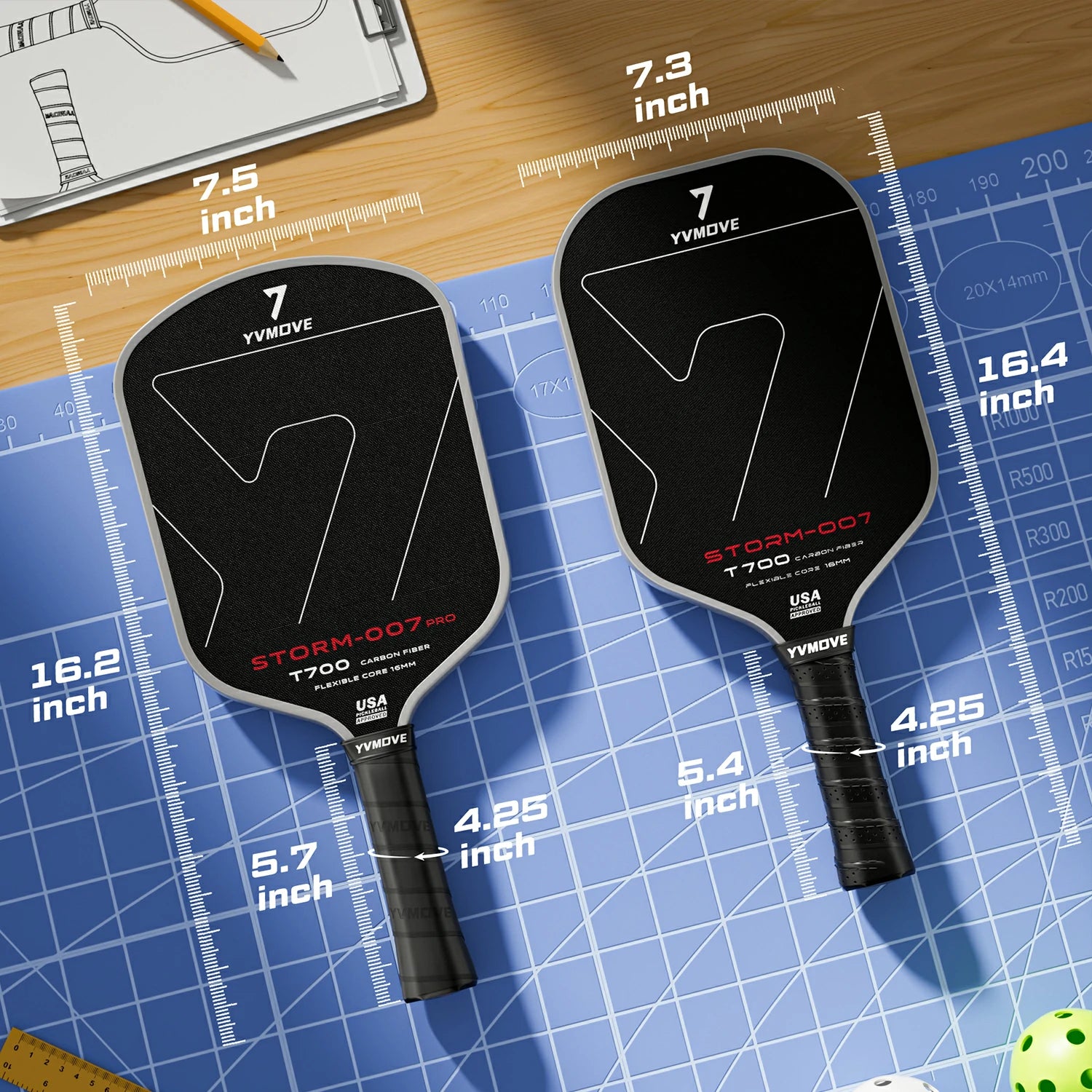 Storm007 Pro Control-Balanced Paddle