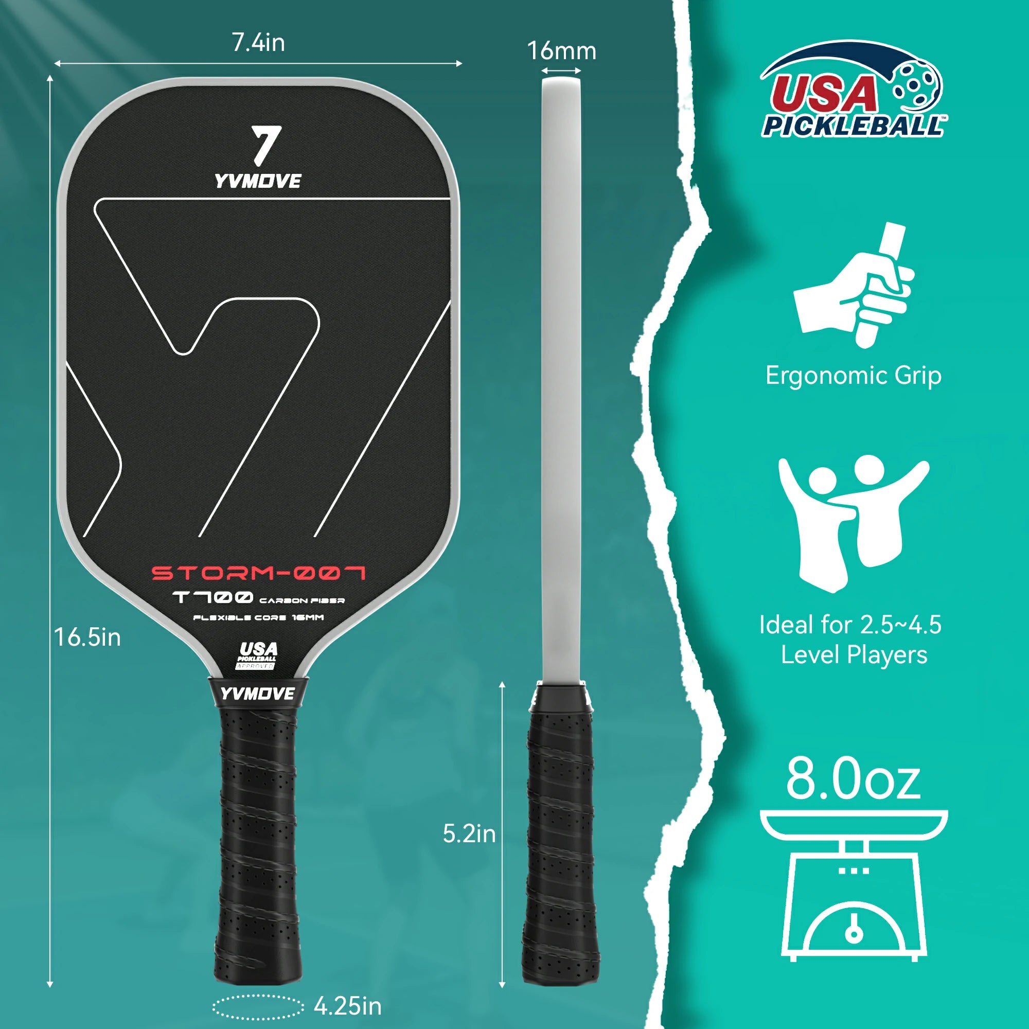 Storm007 Power-Balanced Paddle