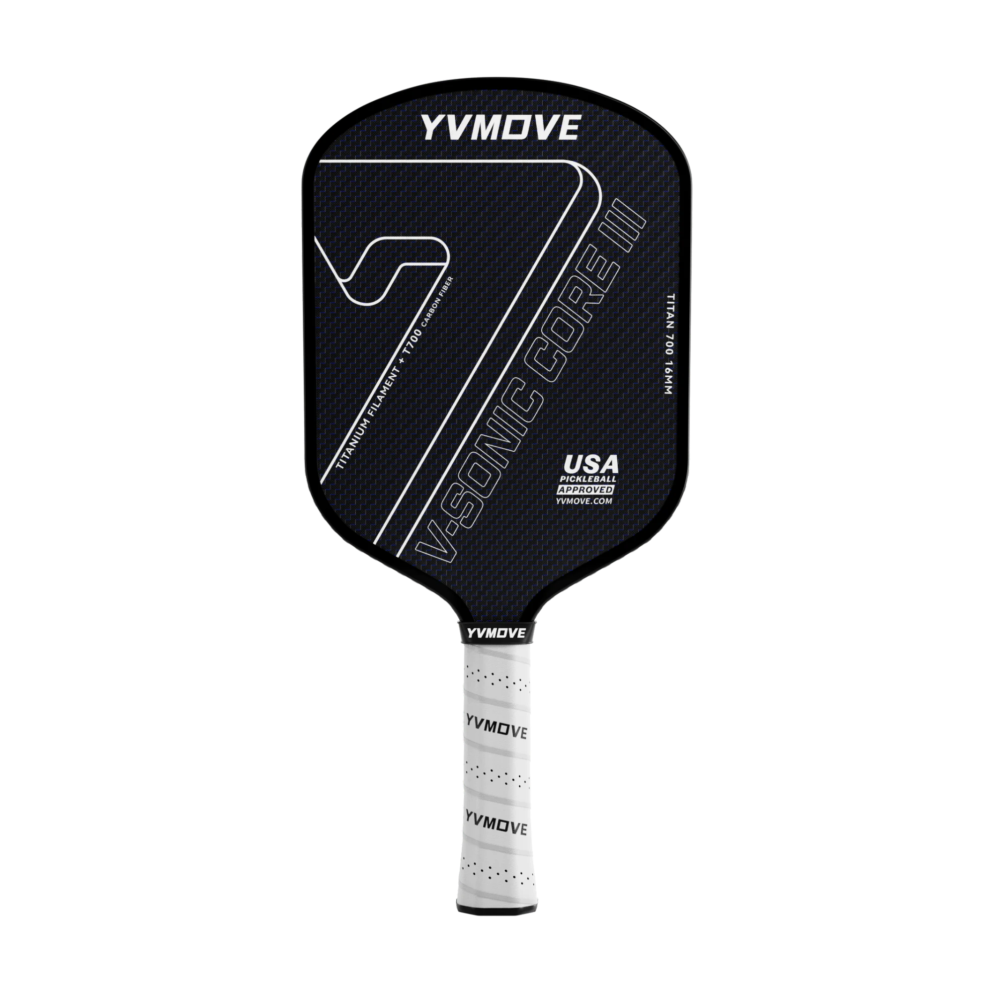 Titan700 Black Control-Balanced Paddle