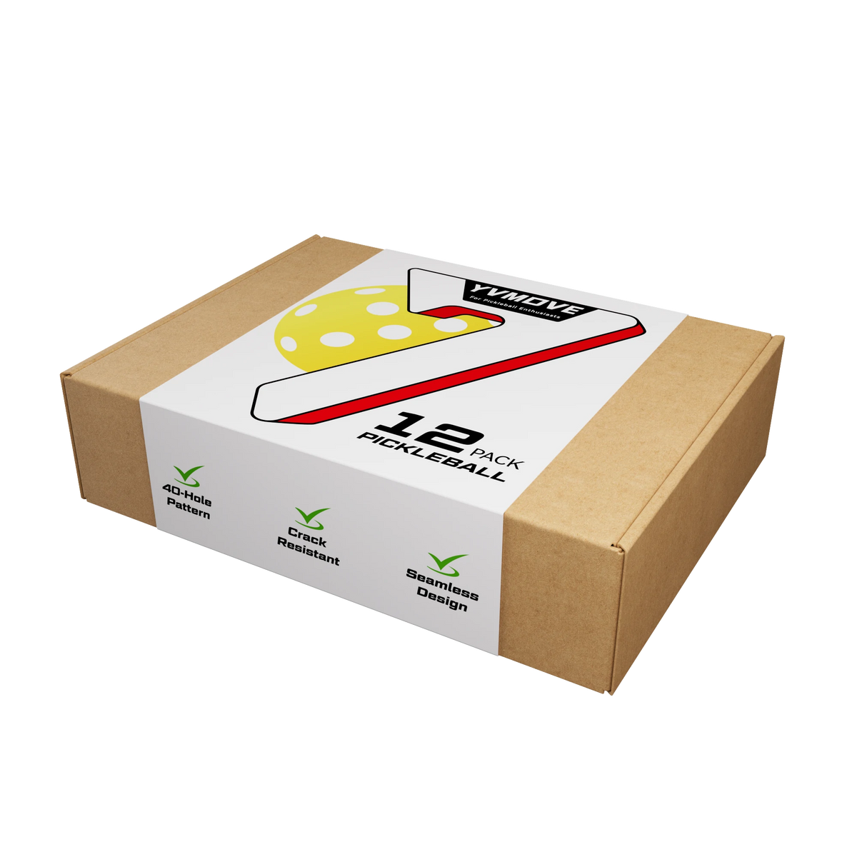 V40 Pro Outdoor Pickleballs 12 Pack