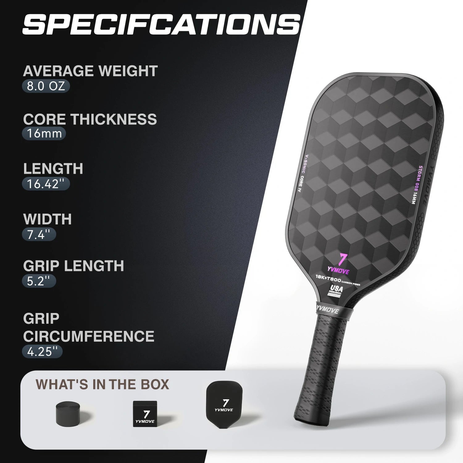 Storm008 18K Power-Balanced Paddle