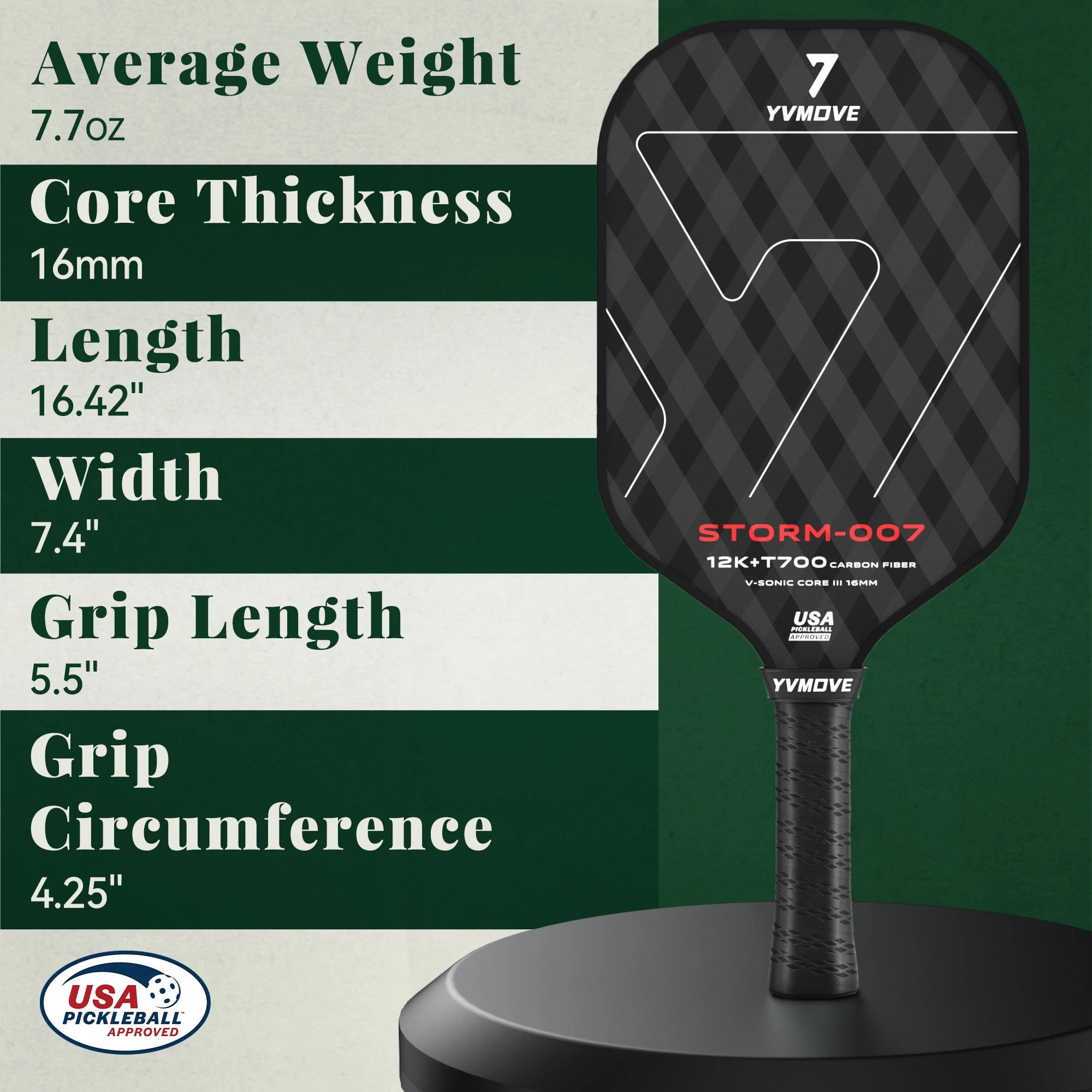 Storm007 12K Power-Balanced Paddle